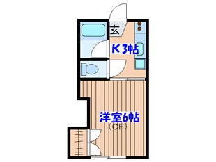 ア－バンハイツ山手町の物件間取画像